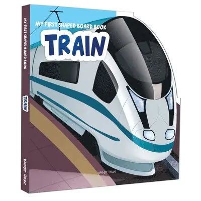 Wonder House Books - My First Shaped Board Book Train, Kartonnage. Tillgänglighet: Tillfälligt slut