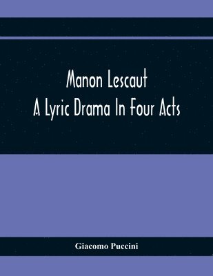 bokomslag Manon Lescaut