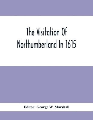 bokomslag The Visitation Of Northumberland In 1615