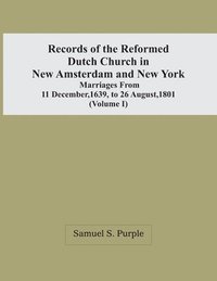 bokomslag Records Of The Reformed Dutch Church In New Amsterdam And New York