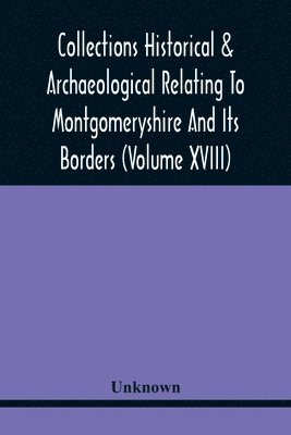 bokomslag Collections Historical & Archaeological Relating To Montgomeryshire And Its Borders (Volume Xviii)