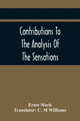 bokomslag Contributions To The Analysis Of The Sensations