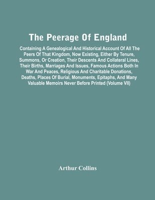 bokomslag Peerage Of England