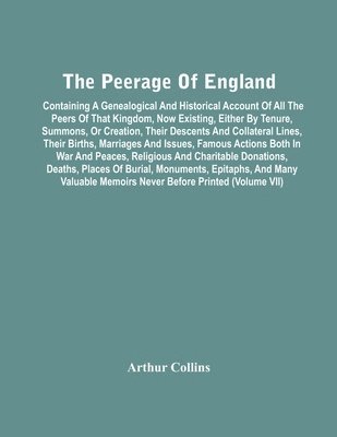 bokomslag The Peerage Of England