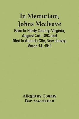 bokomslag In Memoriam, Johns Mccleave