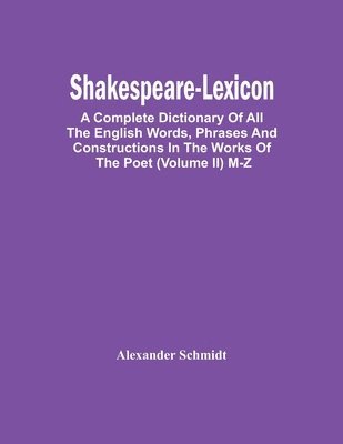 bokomslag Shakespeare-Lexicon