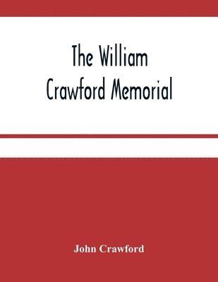 bokomslag William Crawford Memorial
