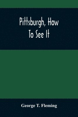 George T Fleming, George T. Fleming - Pittsburgh, How To See It, Häftad