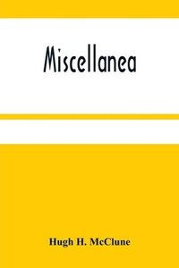bokomslag Miscellanea