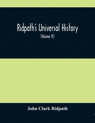 bokomslag Ridpath'S Universal History