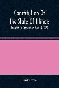 bokomslag Constitution Of The State Of Illinois