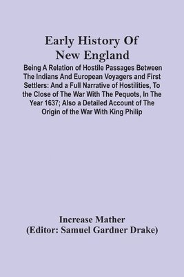 bokomslag Early History Of New England