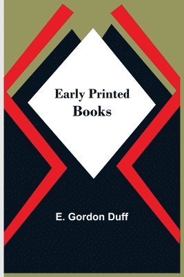 Early Printed Books 1