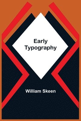 bokomslag Early Typography
