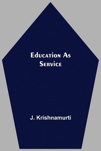 bokomslag Education As Service