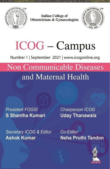 bokomslag Non Communicable Diseases and Maternal Health