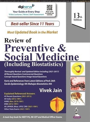 Vivek Jain - Review of Preventive & Social Medicine (Including Biostatistics), Häftad
