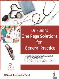 bokomslag Dr Sunil's One Page Solutions for General Practice