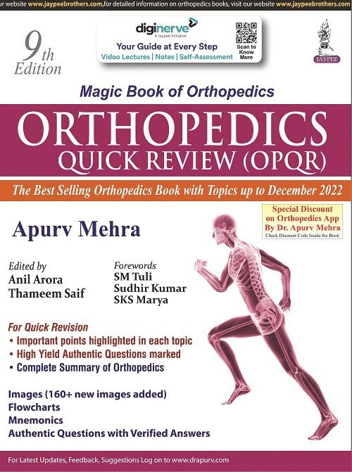 Apurv Mehra - Orthopedics Quick Review (OPQR), Häftad