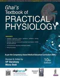 bokomslag Ghai's Textbook of Practical Physiology