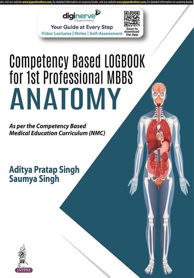 Aditya Pratap Singh, Saumya Singh - Competency Based Logbook for 1st Professional MBBS Anatomy, Häftad