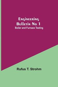 bokomslag Engineering Bulletin No 1