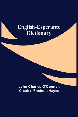 bokomslag English-Esperanto Dictionary