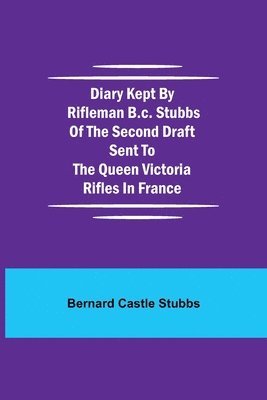 bokomslag Diary Kept by Rifleman B.C. Stubbs of the Second Draft Sent to the Queen Victoria Rifles in France