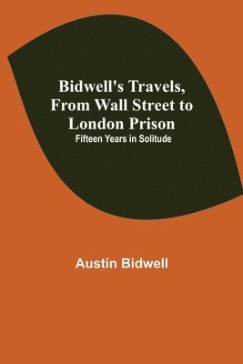 bokomslag Bidwell's Travels, from Wall Street to London Prison