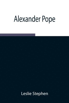 bokomslag Alexander Pope