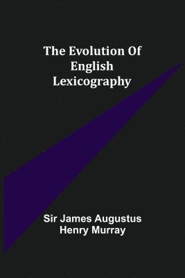 bokomslag evolution of English lexicography