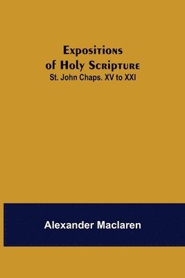 bokomslag Expositions of Holy Scripture