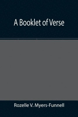 A booklet of verse 1