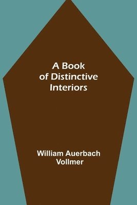 bokomslag Book of Distinctive Interiors