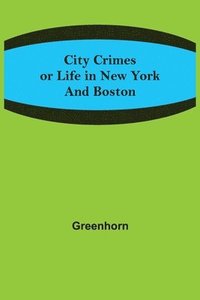bokomslag City Crimes; or Life in New York and Boston