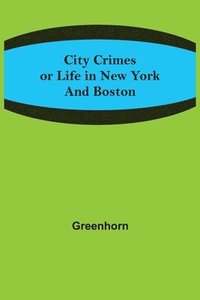 bokomslag City Crimes; or Life in New York and Boston