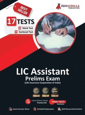 LIC Assistant Prelims Exam 2023 (English Edition) - 8 Mock Tests and 9 Sectional Tests (1100 Solved Objective Questions) with Free Access To Online Tests 1