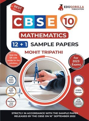 bokomslag CBSE Class X - Mathematics Sample Paper Book 12 +1 Sample Paper According to the latest syllabus prescribed by CBSE