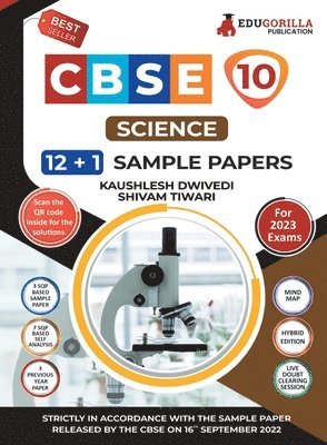 bokomslag CBSE Class X - Science Sample Paper Book 12 +1 Sample Paper According to the latest syllabus prescribed by CBSE