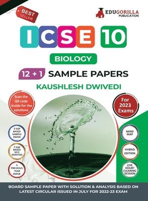 bokomslag ICSE Class X - Biology Sample Paper Book 12 +1 Sample Paper According to the latest syllabus prescribed by CISCE