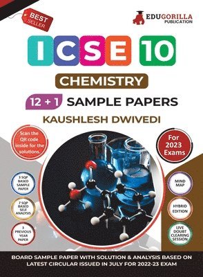 bokomslag ICSE Class X - Chemistry Sample Paper Book 12 +1 Sample Paper According to the latest syllabus prescribed by CISCE