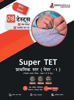 bokomslag Super TET Primary Level Exam (Paper-1) Book (Hindi Edition) 7 Full-length Mock Tests + 1 Previous Year Paper (1300+ Solved Questions) Free Access to Online Tests