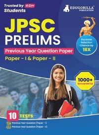 bokomslag JPSC Prelims Exam - 10 Previous Year Papers (7 PYPs of Paper I and 3 PYPs of Paper II) 1000 Solved Questions (English Edition) with Free Access to Online Tests