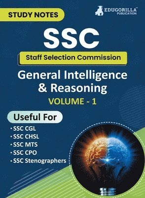 bokomslag SSC-General intelligence & Reasoning (Volume-1)