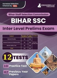 bokomslag BSSC Inter Level Prelims Exam Book 2023 (English Edition) Bihar Staff Selection Commission 10 Practice Tests and 2 Previous Year Papers ( 1800+ Solved MCQs) with Free Access To Online Tests