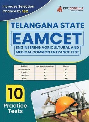 TS EAMCET Engineering Exam Book 2023 (English Edition) Telangana State Engineering, Agricultural and Medical Common Entrance Test 10 Practice Tests (1600 Solved MCQs) with Free Access To Online Tests 1