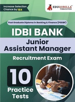 bokomslag IDBI Bank Junior Assistant Manager Recruitment Exam Book 2023 (English Edition) - 10 Practice Tests (2000 Solved MCQs) with Free Access to Online Tests