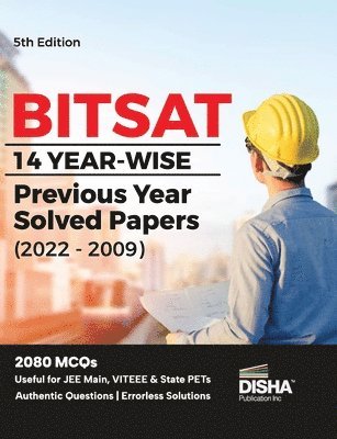 bokomslag Bitsat 14 Yearwise Previous Year Solved Papers (2022 - 2009)