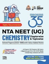 bokomslag 35 Years Nta Neet (Ug) Chemistry Chapterwise & Topicwise Solved Papers with Value Added Notes (2022 - 1988)