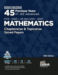 bokomslag Errorless 45 Previous Years Iit Jee Advanced (19782022) + Jee Main  (20132022) Mathematics Chapterwise & Topicwise Solved Papers 18th Edition | Pyq Question Bank in Ncert Flow with 100% Detailed